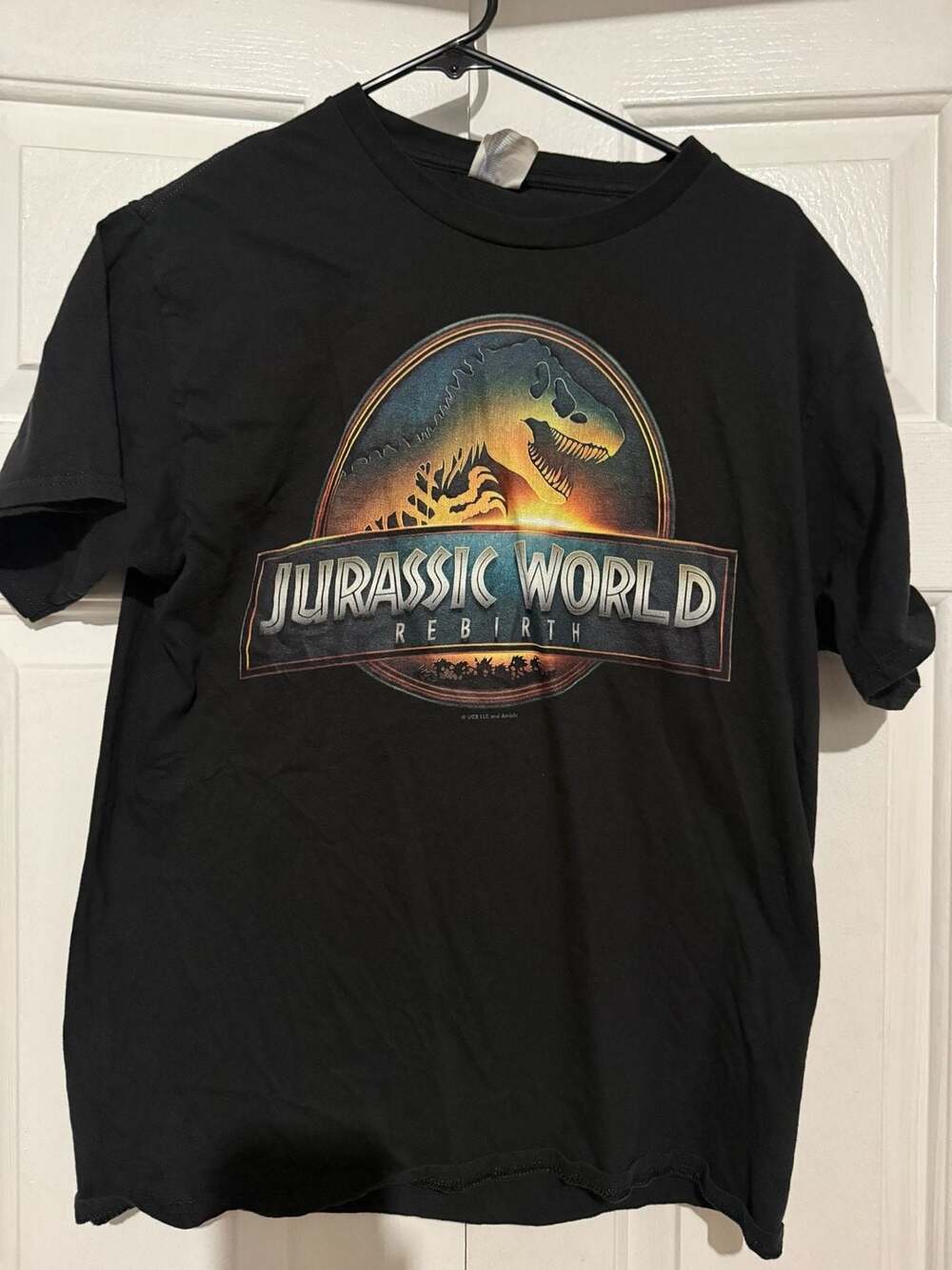 Jurassic World Rebirth Graphic T-Shirt Size Medium